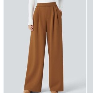HALARA Glazed Ginger Wide Leg High Waisted Pants